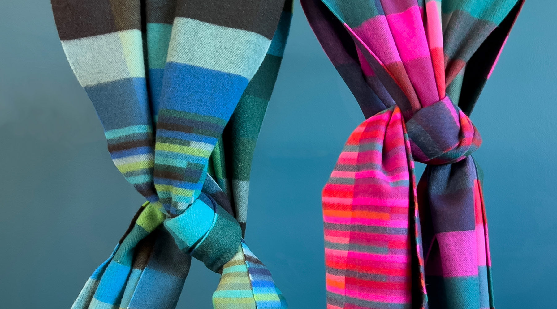 Colourful Patterned Designer Scarves