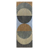 luxury rug, geometric rug, modern rug, wool rug, blue rug, neutral rug, designer rugs, stripy rug