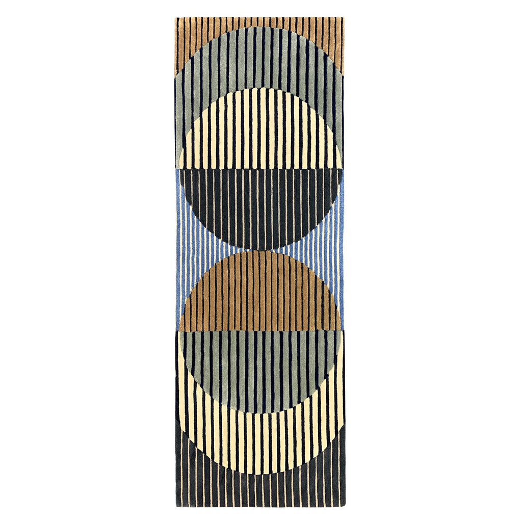 luxury rug, geometric rug, modern rug, wool rug, blue rug, neutral rug, designer rugs, stripy rug