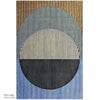 luxury rug, geometric rug, modern rug, wool rug, blue rug, neutral rug, designer rugs, stripy rug
