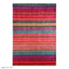 luxury rug, geometric rug, modern rug, wool rug, red rug, designer rugs, colourful rug, stripy rugs