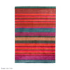 luxury rug, geometric rug, modern rug, wool rug, red rug, designer rugs, colourful rug, stripy rug