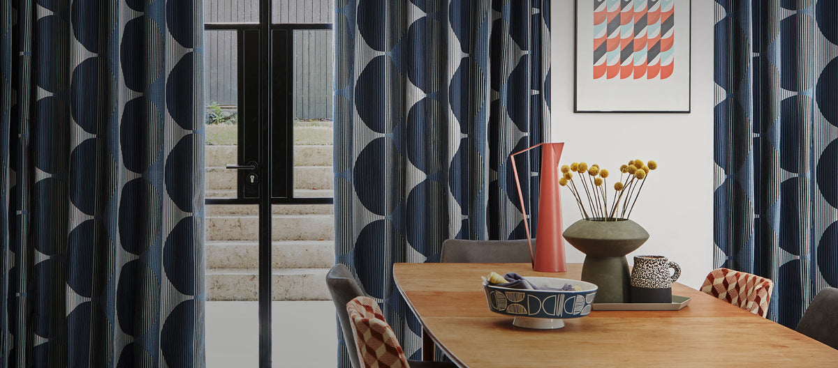 Margo Selby for Hillarys; fabrics for blinds, curtains, furnishings.