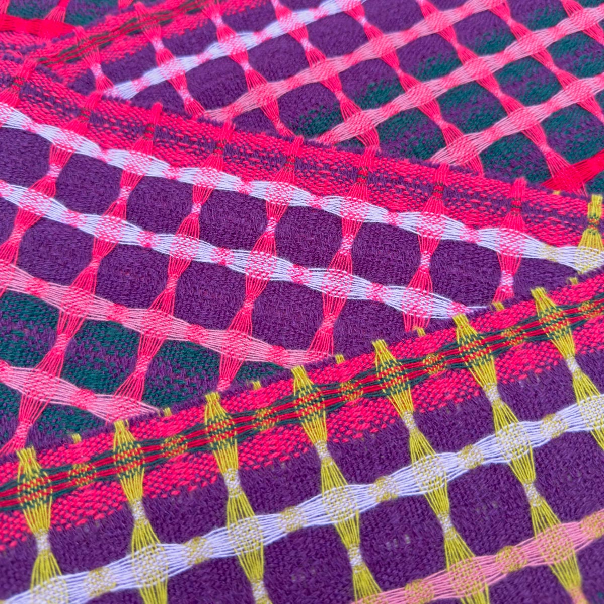 Double Deflected Weave Wool Scarves