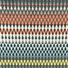 Interior accessories, interior decoration, British weaving, Margo Selby fabric, patterned fabric, colourful fabric, designer fabric, green fabric, orange fabric, white fabric