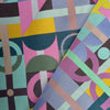 Interior accessories, interior decoration, British weaving, Margo Selby fabric, patterned fabric, colourful fabric, designer fabric, blue fabric