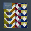 Interior accessories, interior decoration, British weaving, Margo Selby fabric, patterned fabric, colourful fabric, designer fabric, yellow fabric