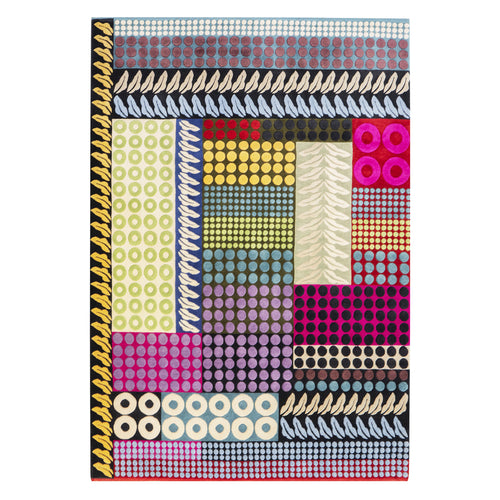 colourful rug, luxury rug, geometric rug, modern rug