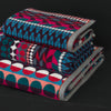 towel, Cotton towel, Geometric towel, colourful towel, Luxury towel, Designer towel, red towel, blue towel