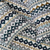geometric bed linen, colourful bed linen, designer bed linen, luxury bed linen, quality bedlinen, blue bedlinen, cotton bedlinen