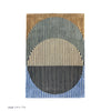 luxury rug, geometric rug, modern rug, wool rug, blue rug, neutral rug, designer rugs, stripy rug 