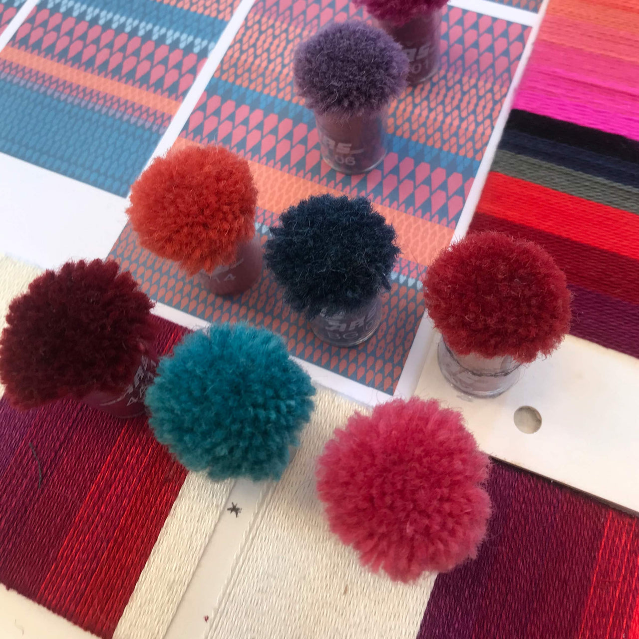 Geometric pattern, colourful rugs, designer rugs, luxury rugs, wool rugs, geometric rug, modern rug, red rug, pink rug