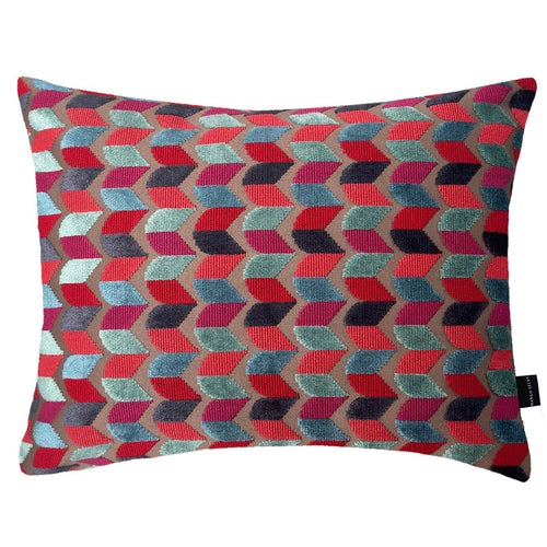 Designer cushion, Decorative cushion, Geometric cushion, Colourful cushion, Luxury cushion, Seat cushion,  couch cushion covers, Cushion cover, red cushion