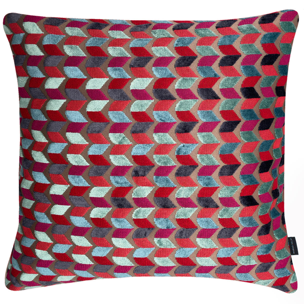 Basie Cherry Cushion Square