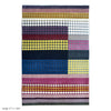 luxury rug, geometric rug, modern rug, hand knotted rug, designer rug, multicoloured rug, dotty rug, pink rug, blue rug