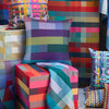Interior accessories, interior decoration, British weaving, Margo Selby fabric, patterned fabric, colourful fabric, designer fabric,