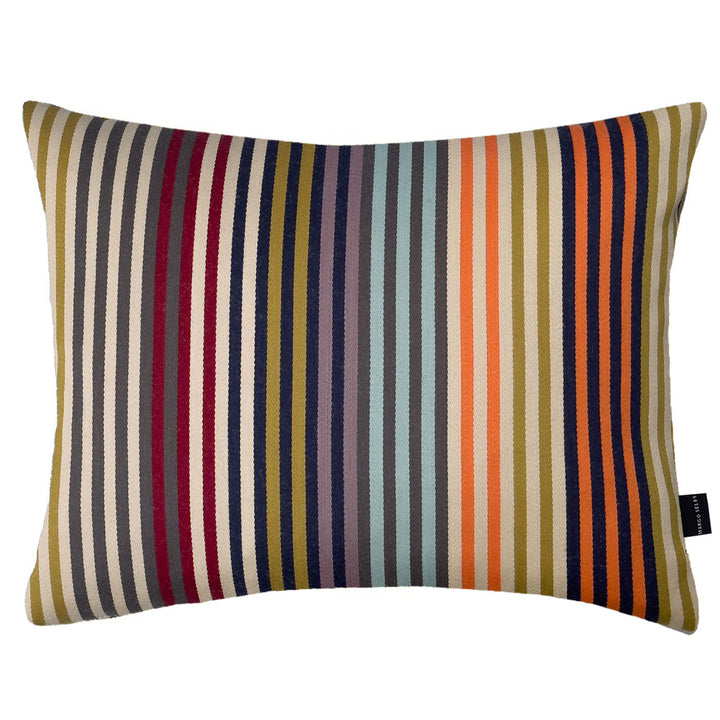 Supreme Stripe Clementine Cushion | Rectangle