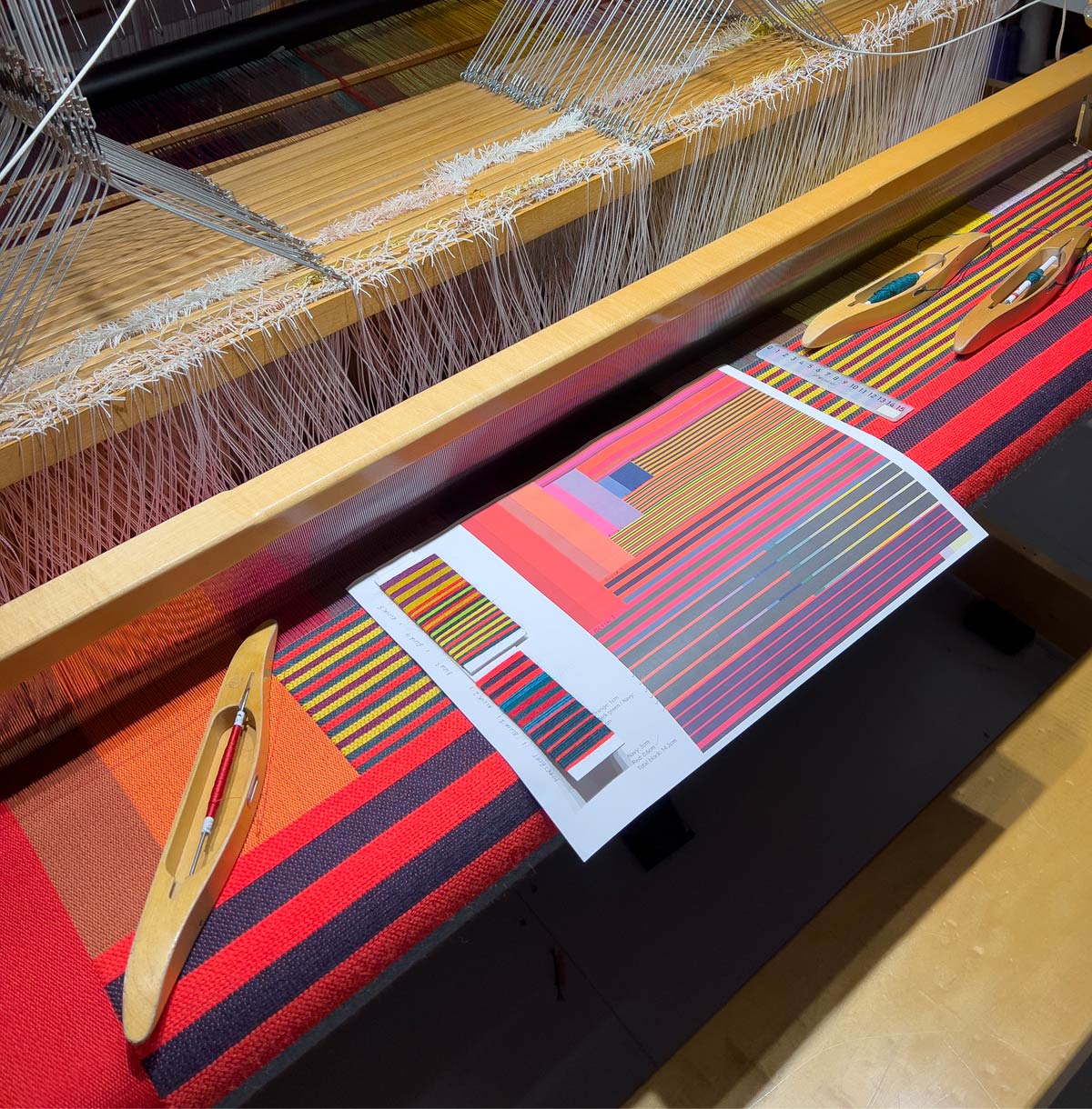 Weaving with Wool | moon landing art installation – Margo Selby