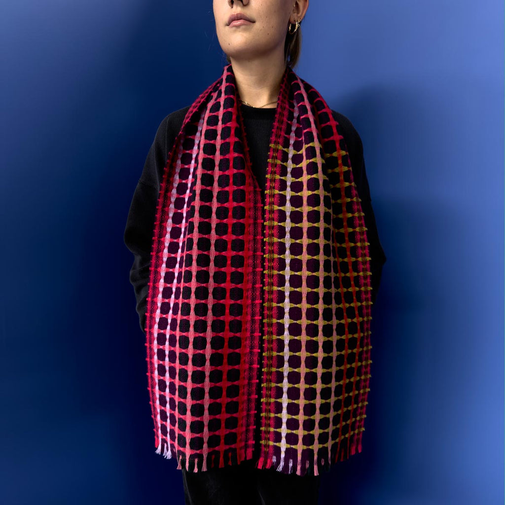 Cameron | Deflected Double Weave Wool Scarf