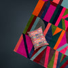Geometric pattern, colourful rugs, designer rugs, luxury rugs, wool rugs, geometric rug, modern rug, font rug, multicoloured rug, bold rug 