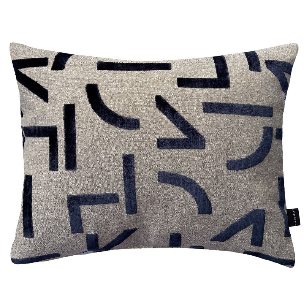 Mori Navy Cushion