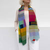 Moon Landing | Lightweight Fine Wool Art Scarf