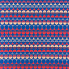 Interior accessories, interior decoration, British weaving, Margo Selby fabric, patterned fabric, colourful fabric, designer fabric, blue fabric