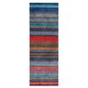 luxury rug, geometric rug, modern rug, wool rug, blue rug, designer rugs, colourful rug, blue stripy rug, multicoloured rug 