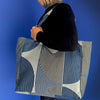 Stella Navy | Oversized Tote