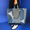 Stella Navy | Oversized Tote