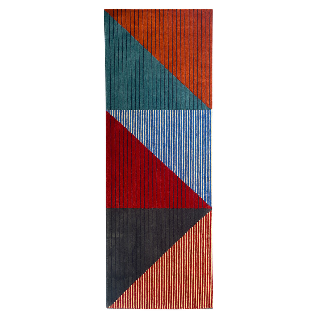 Geometric pattern, colourful rugs, designer rugs, luxury rugs, wool rugs, geometric rug, modern rug