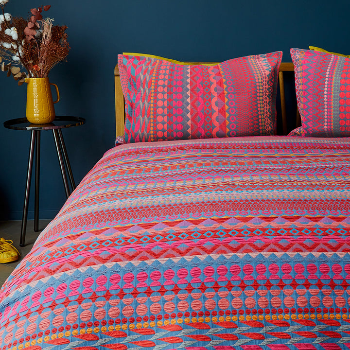 Willesden Bed Linen | Jacquard Seersucker