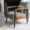 Interior accessories, interior decoration, British weaving, Margo Selby fabric, patterned fabric, colourful fabric, designer fabric, yellow fabric