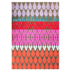 Geometric pattern, colourful rugs, designer rugs, luxury rugs, wool rugs, geometric rug, modern rug, red rug