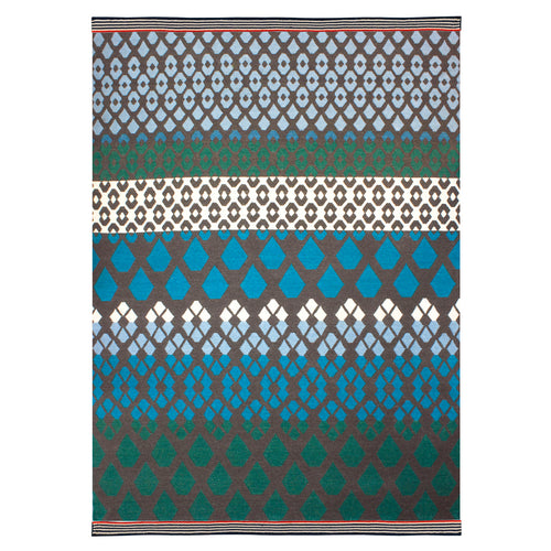 Geometric pattern, colourful rugs, designer rugs, luxury rugs, wool rugs, geometric rug, modern rug, blue rug