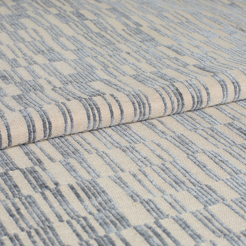 Lora Steel Blue | Jacquard Cut Velvet