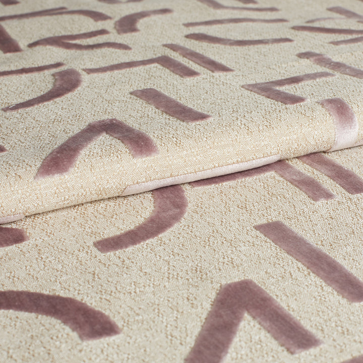 Mori Lilac Blush | Jacquard Cut Velvet