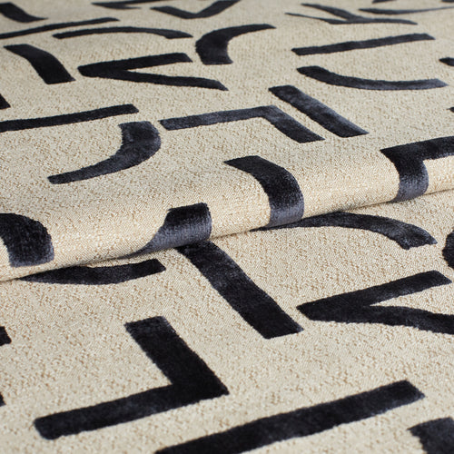 Mori Navy | Jacquard Cut Velvet