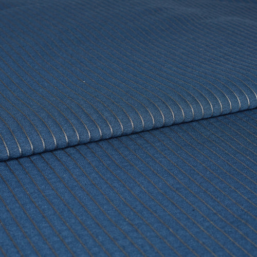 Petra Navy | Textured Double Cloth
