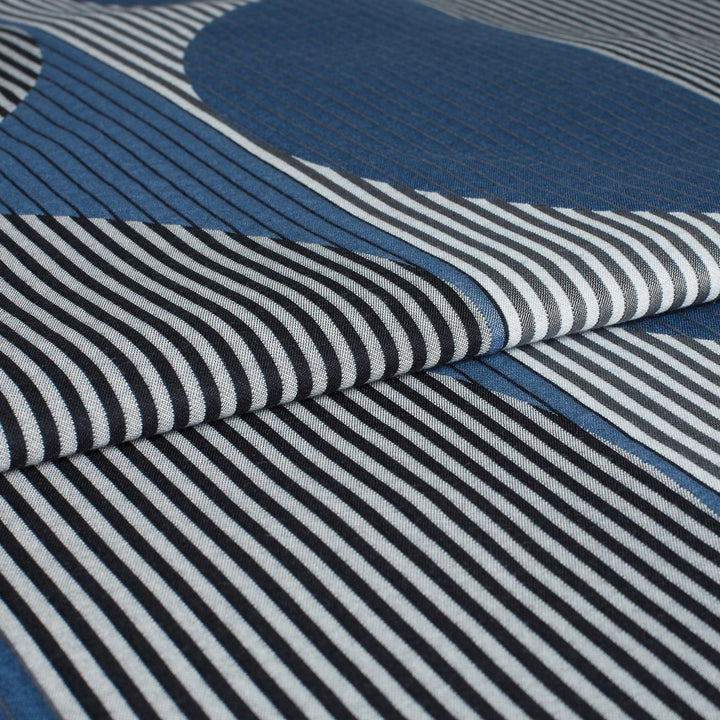 Stella Navy | Textured Double Cloth