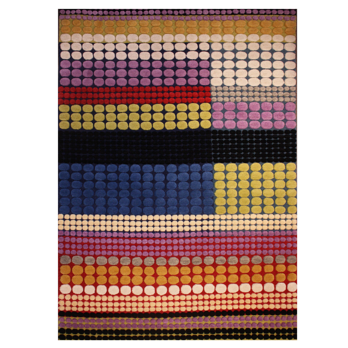 luxury rug, geometric rug, modern rug, wool rug, designer rugs, colourful rug, green rug