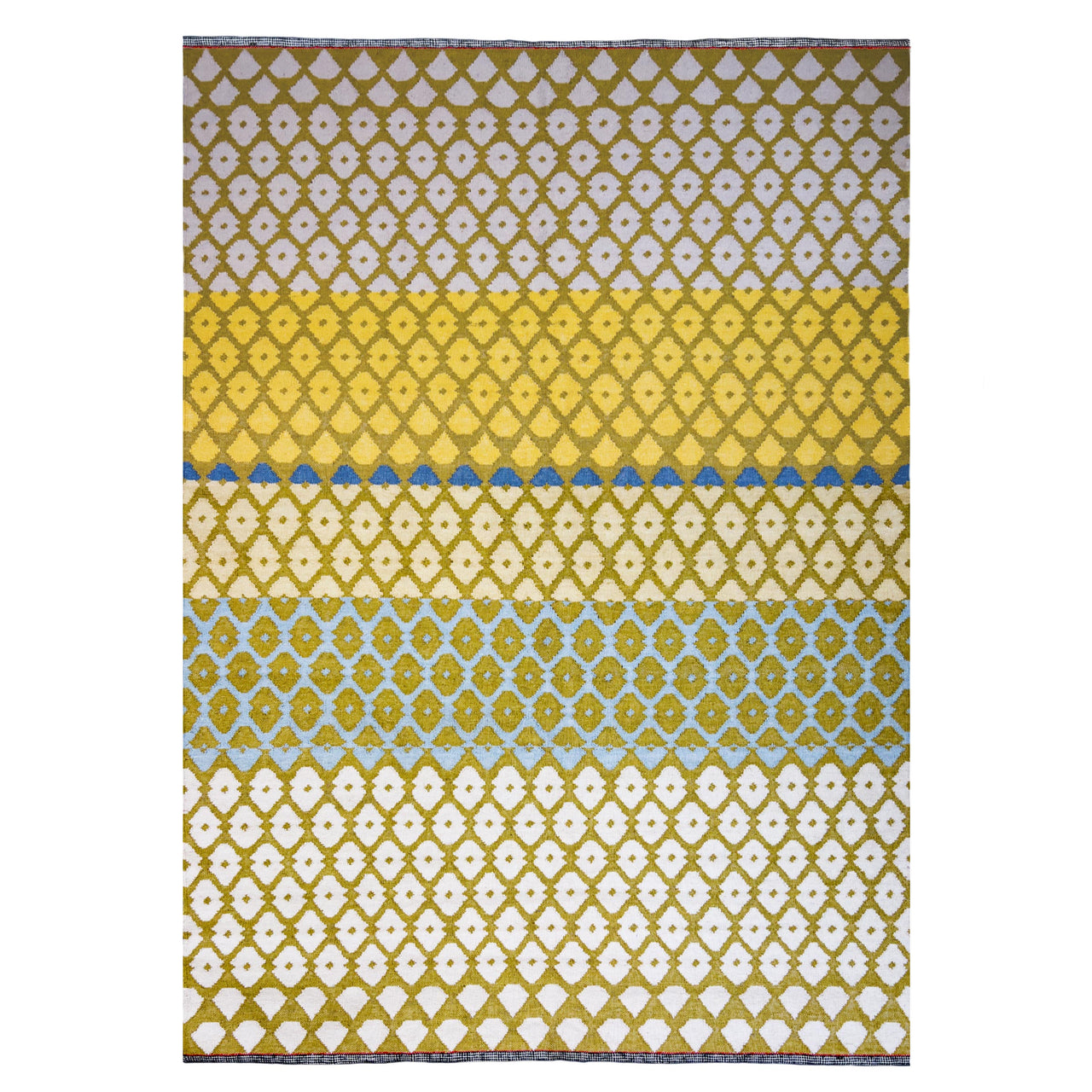 Geometric pattern, colourful rugs, designer rugs, luxury rugs, wool rugs, geometric rug, modern rug, yellow rug