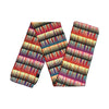 silk scarf, luxury scarf, designer scarf, mens scarf, womens scarf, yellow scarf, red scarf, colourful scarf, geometric scarf