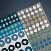 luxury rug, geometric rug, modern rug, wool rug, designer rugs, blue rug