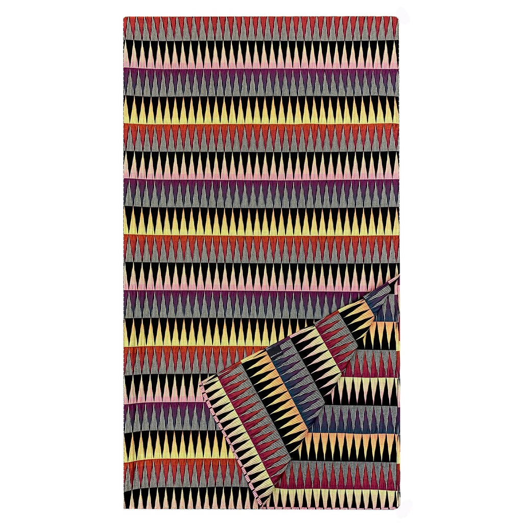 sofa throw, decorative throw, luxuey throw, designer throw, red throw, black throw, yellow throw, purple throw, geometric throw, colourful throw