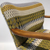 Interior accessories, interior decoration, British weaving, Margo Selby fabric, patterned fabric, colourful fabric, designer fabric, green fabric