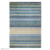 luxury rug, geometric rug, modern rug, wool rug, blue rug, designer rugs, blue and white ombre rug, blue and white striped rug, tufted rug, light blue rug 