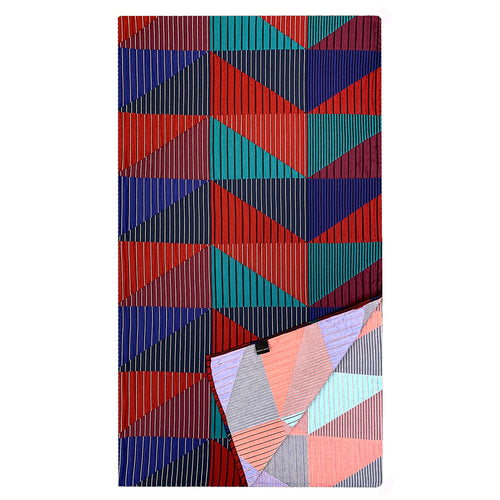 Designer throw, Decorative throw, Geometric throw, Colourful throw, Luxury throw, neutral throw, blue throw, red throw